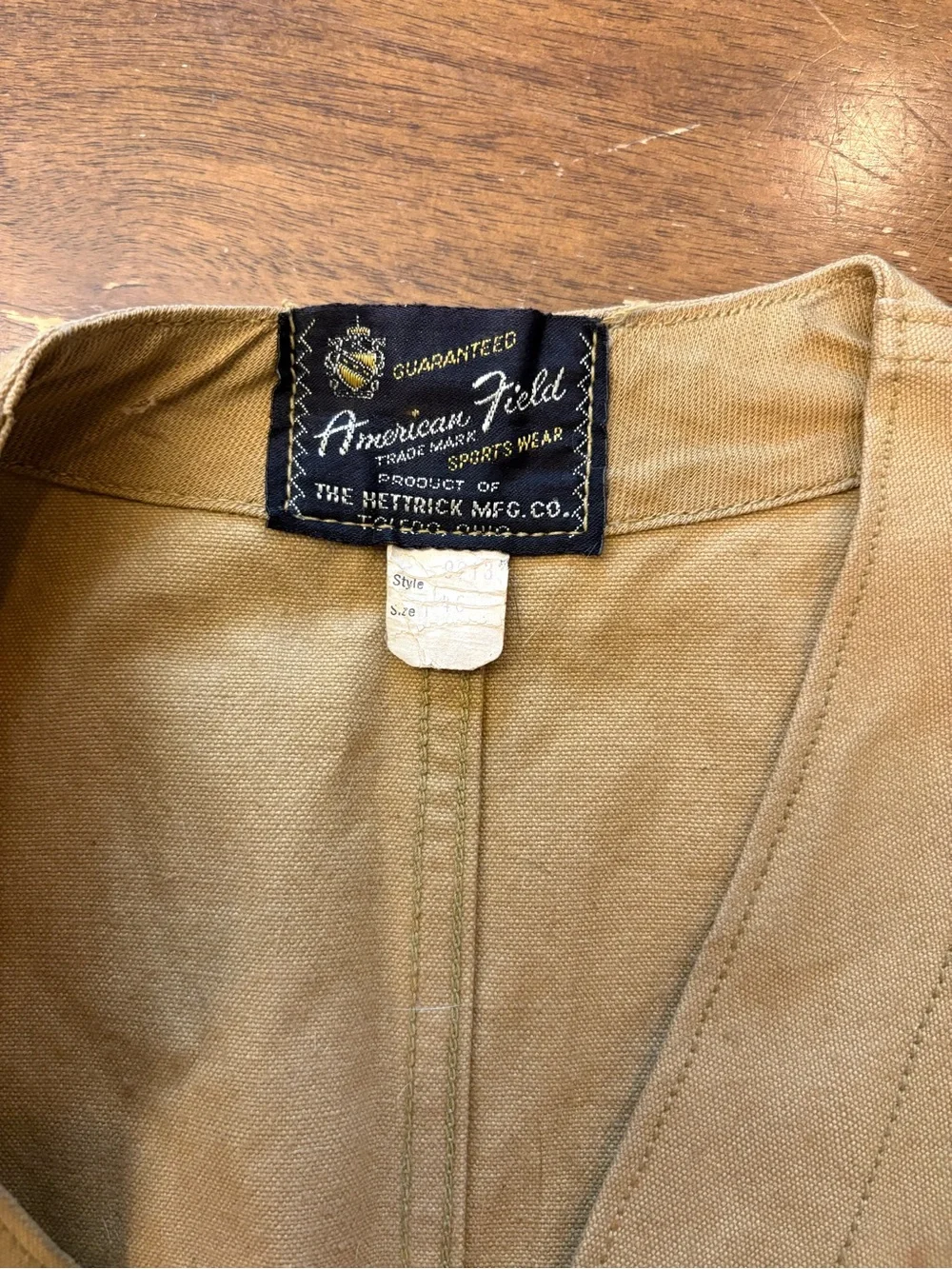 1950s Vintage Hunting Vest